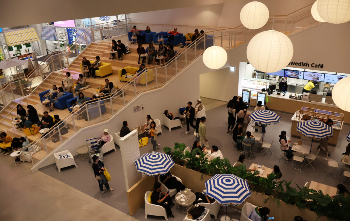 이케아-강동점-카페-전경