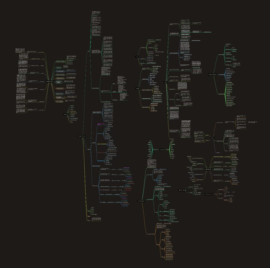 실제 마인드맵 예시