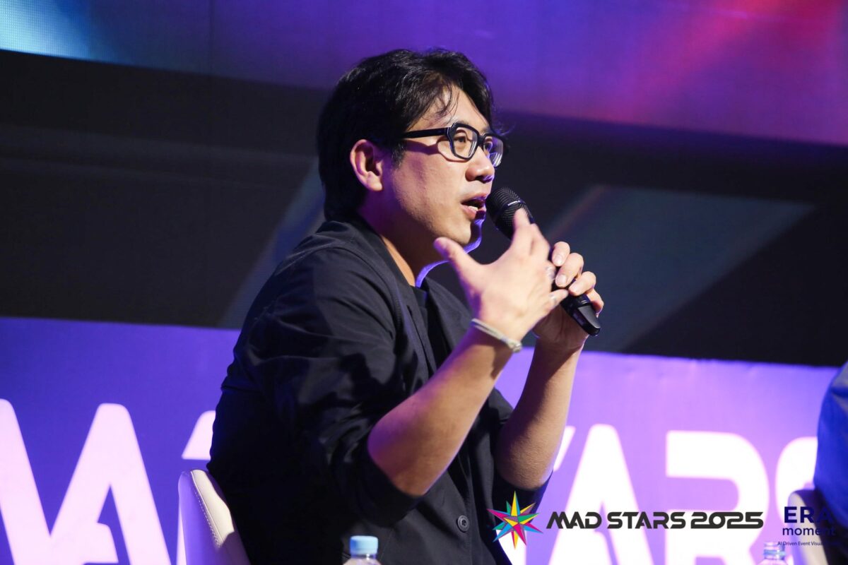 서권석 티빙 CMO는 자신의 역할을 제품과 임직원, 고객 사이에서 브랜드의 메시지를 온전하게 전달하는 ‘통번역가’에 비유했다(사진=부산국제마케팅광고제)