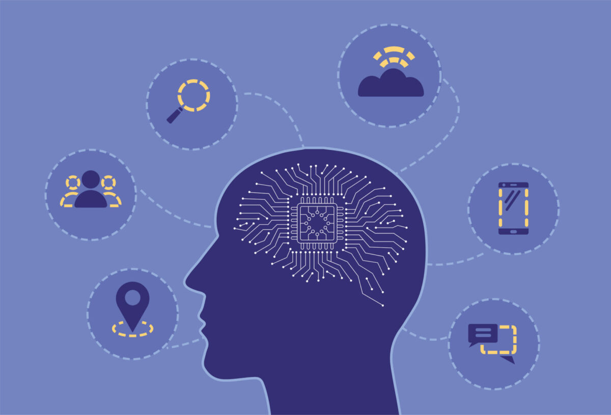 생성형 AI의 딥러닝을 시각적으로 보여주는 이미지